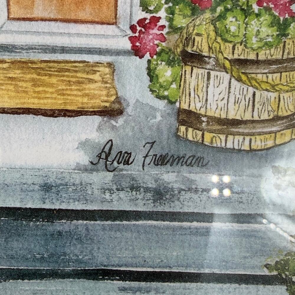 Ava Freeman Signed Framed Art Watercolor Print Victorian Decor Horse Vintage - Picture 4 of 8